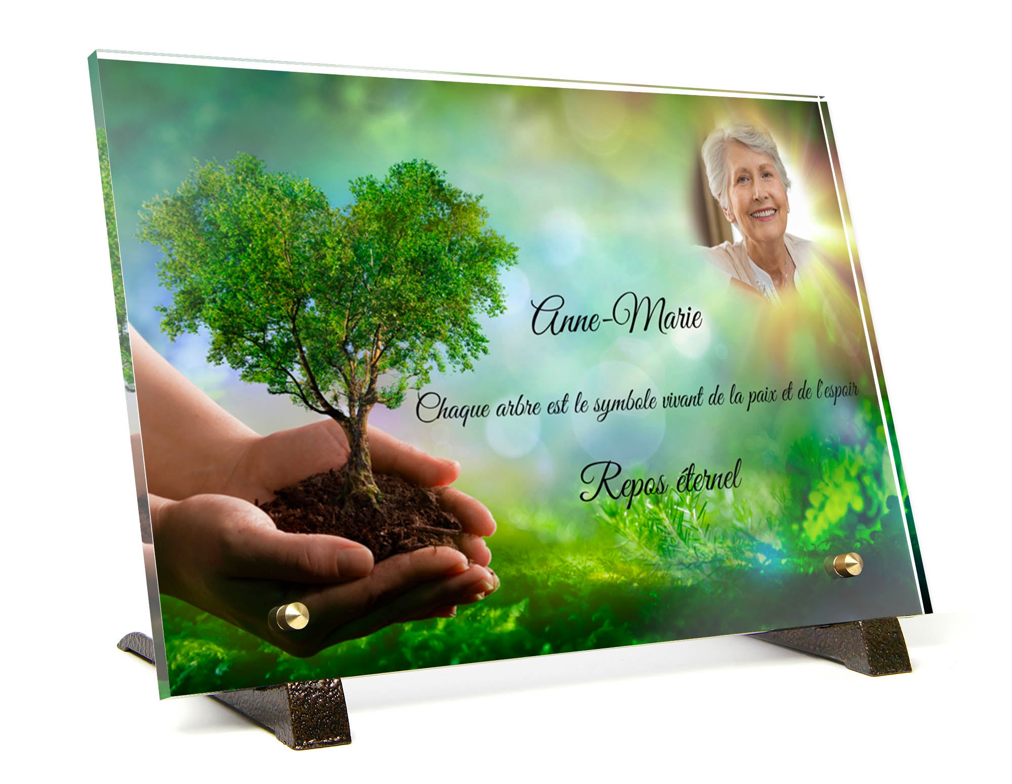 Plaque Arbre De Vie Pour Tombe