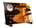 Plaque funeraire Guitare